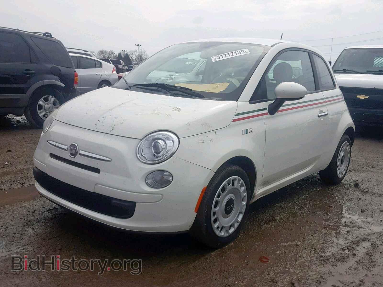 2012 FIAT 500 - VIN: 3C3CFFAR4CT211807 - Фото 2