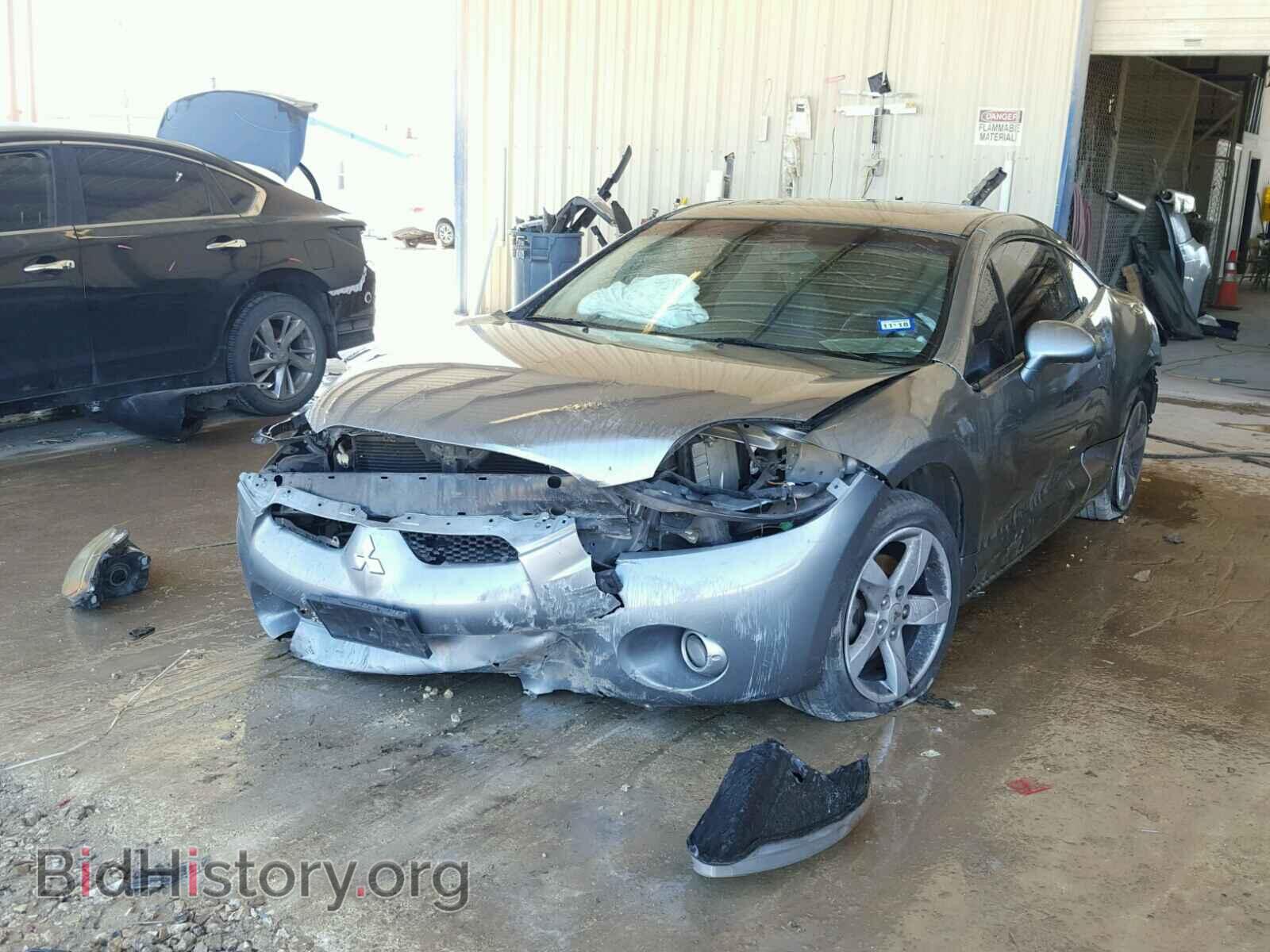 2007 MITSUBISHI ECLIPSE - VIN: 4A3AK34T17E016335 - Фото 2