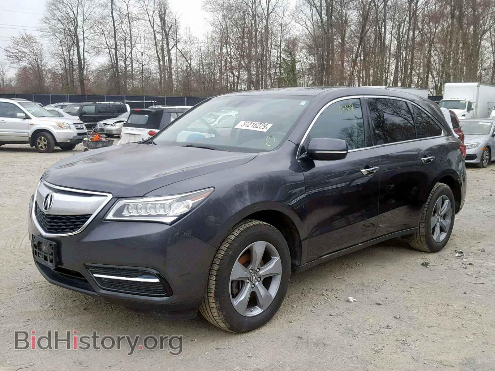 2015 ACURA MDX - VIN: 5FRYD4H20FB026871 - Фото 2