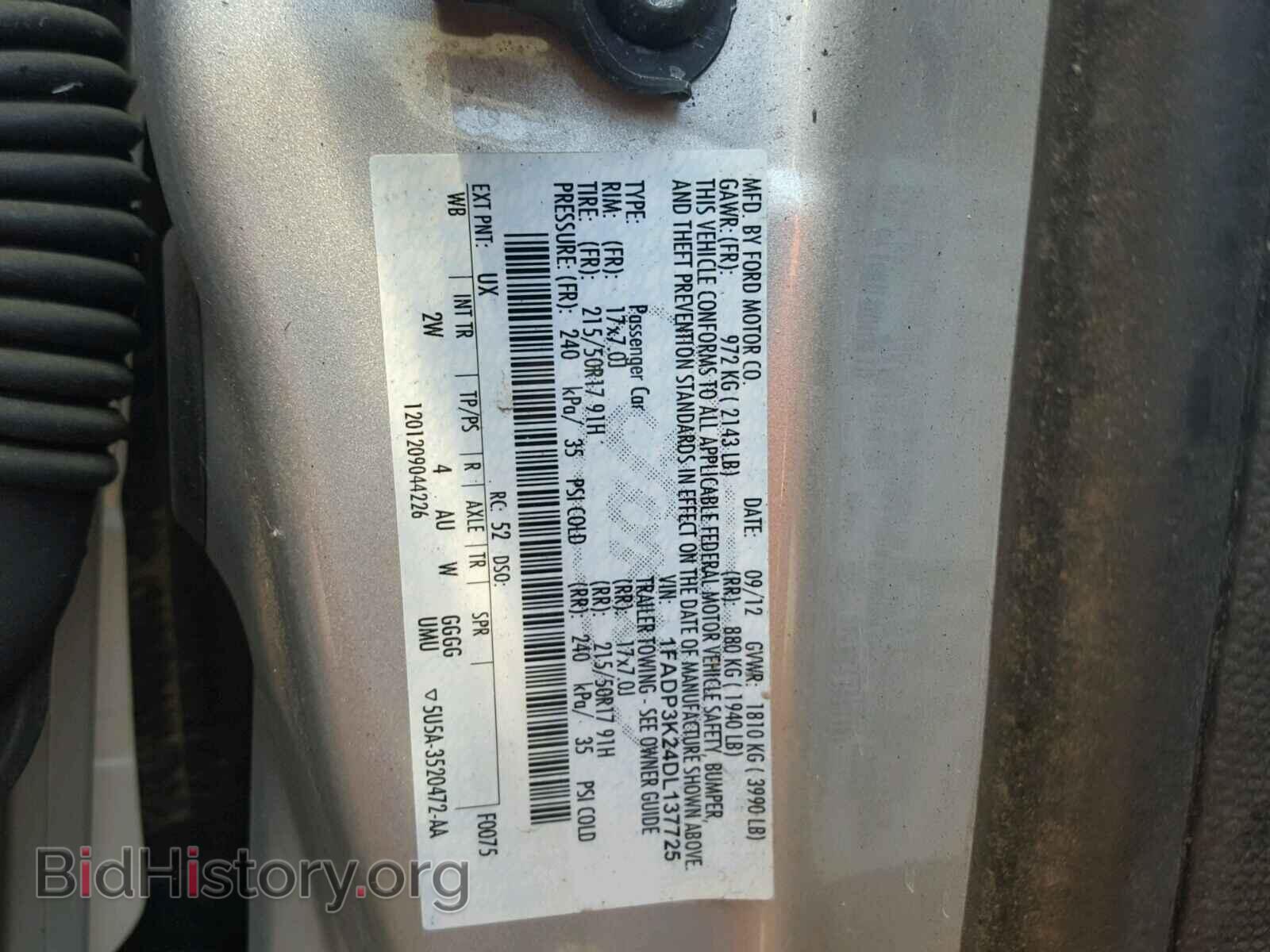 2013 FORD FOCUS - VIN: 1FADP3K24DL137725 - Photo 10