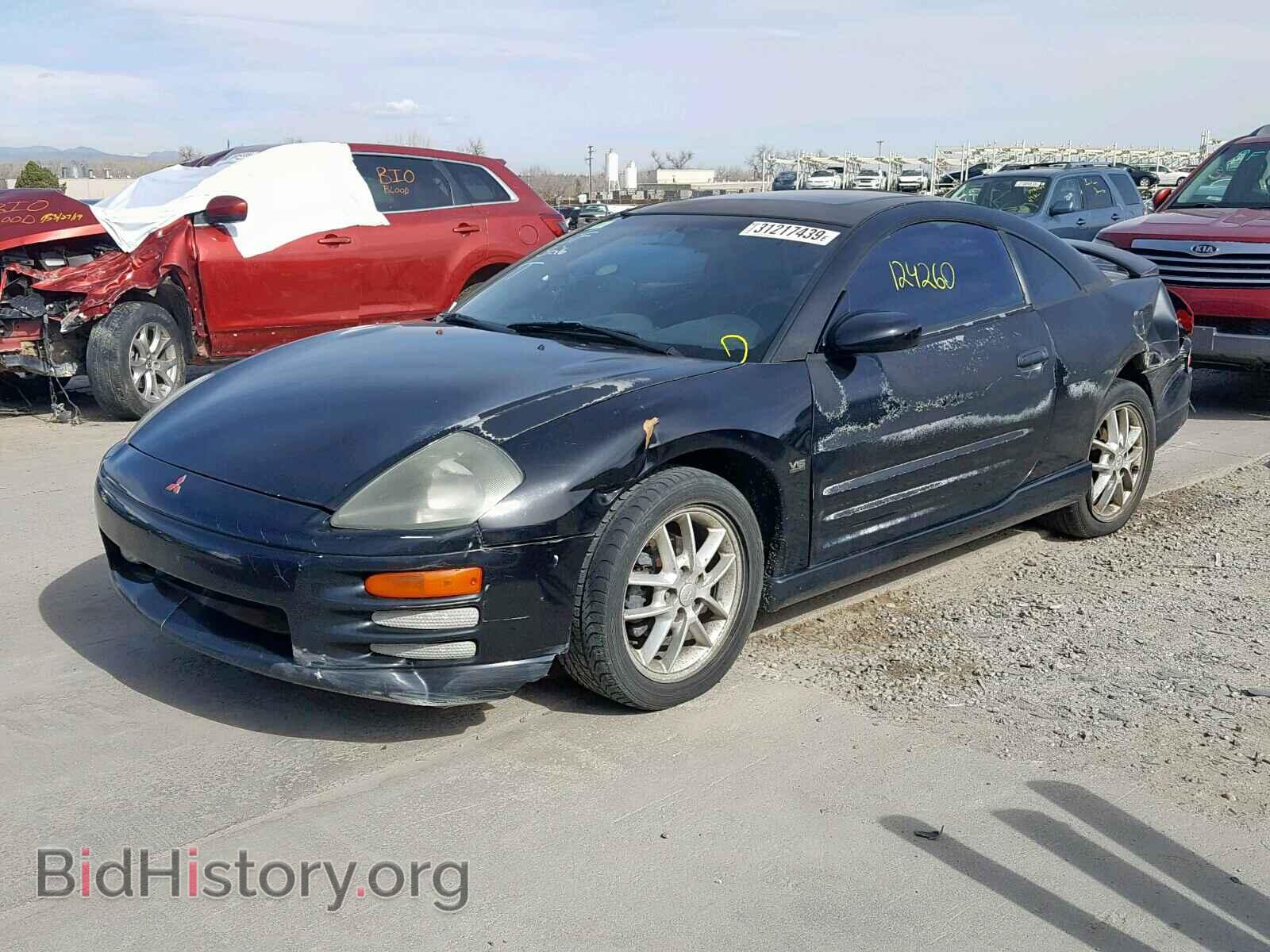 2000 MITSUBISHI ECLIPSE - VIN: 4A3AC54L5YE179693 - Фото 2