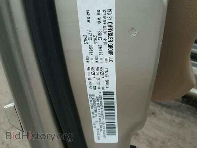 2013 DODGE CARAVAN - VIN: 2C4RDGCGXDR772644 - Фото 10