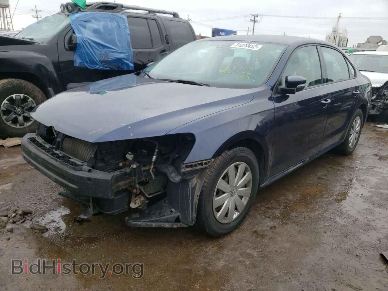 2013 VOLKSWAGEN PASSAT - VIN: 1VWAP7A34DC044683 - Фото 2