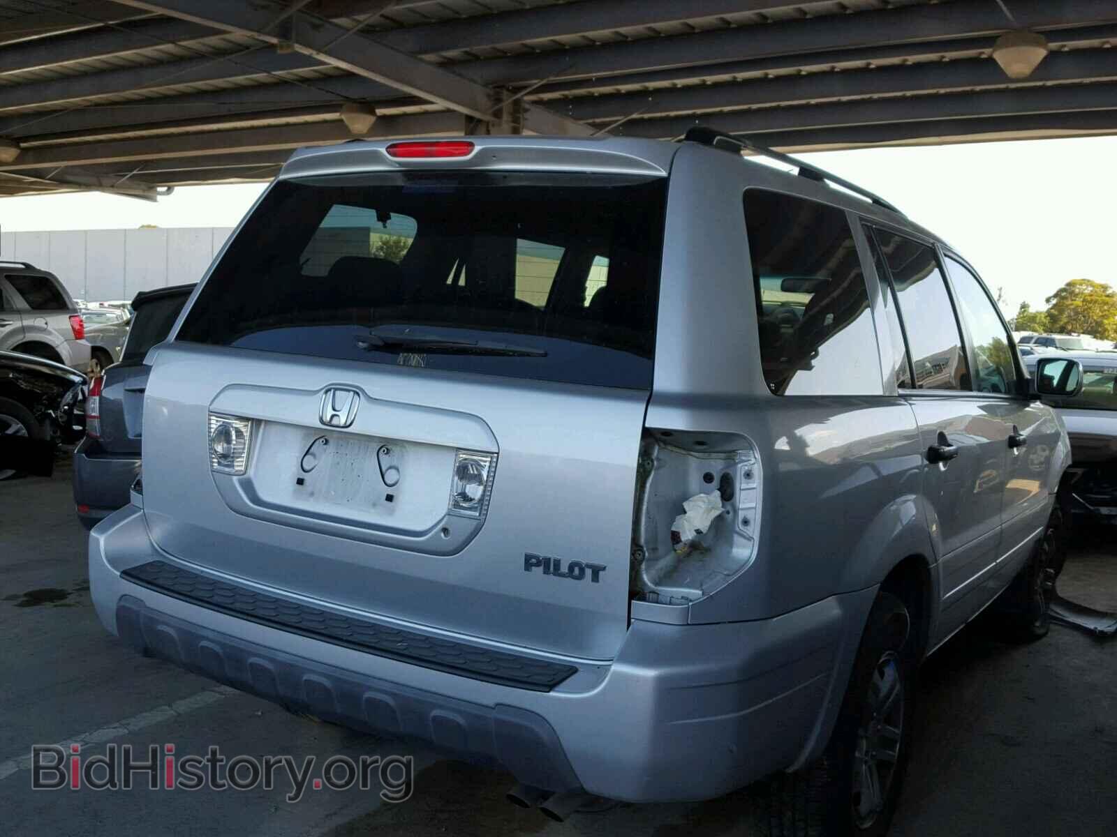 2005 HONDA PILOT - VIN: 2HKYF18745H553172 - Фото 4