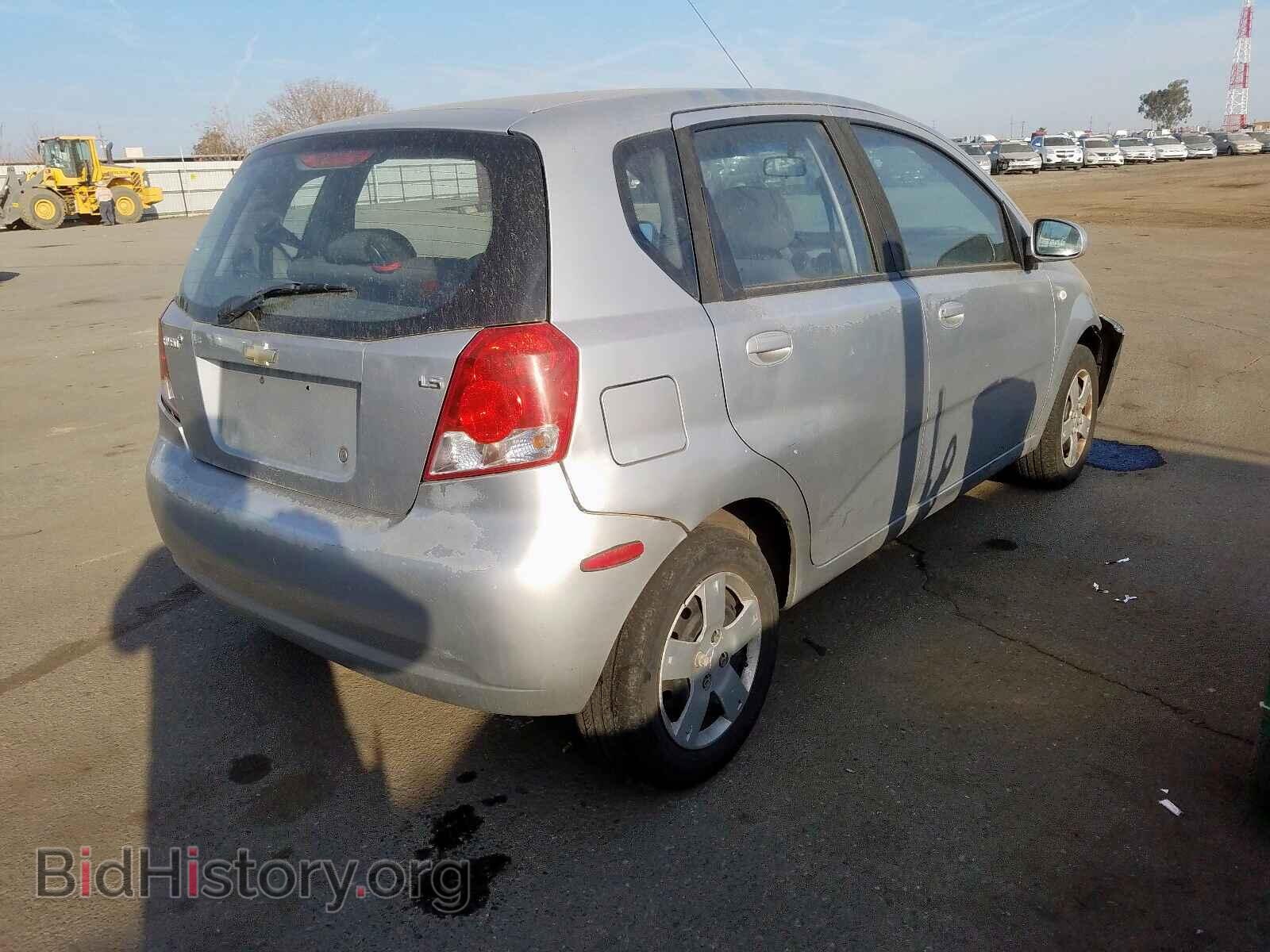 2007 CHEVROLET AVEO - VIN: KL1TD66647B794135 - Фото 4