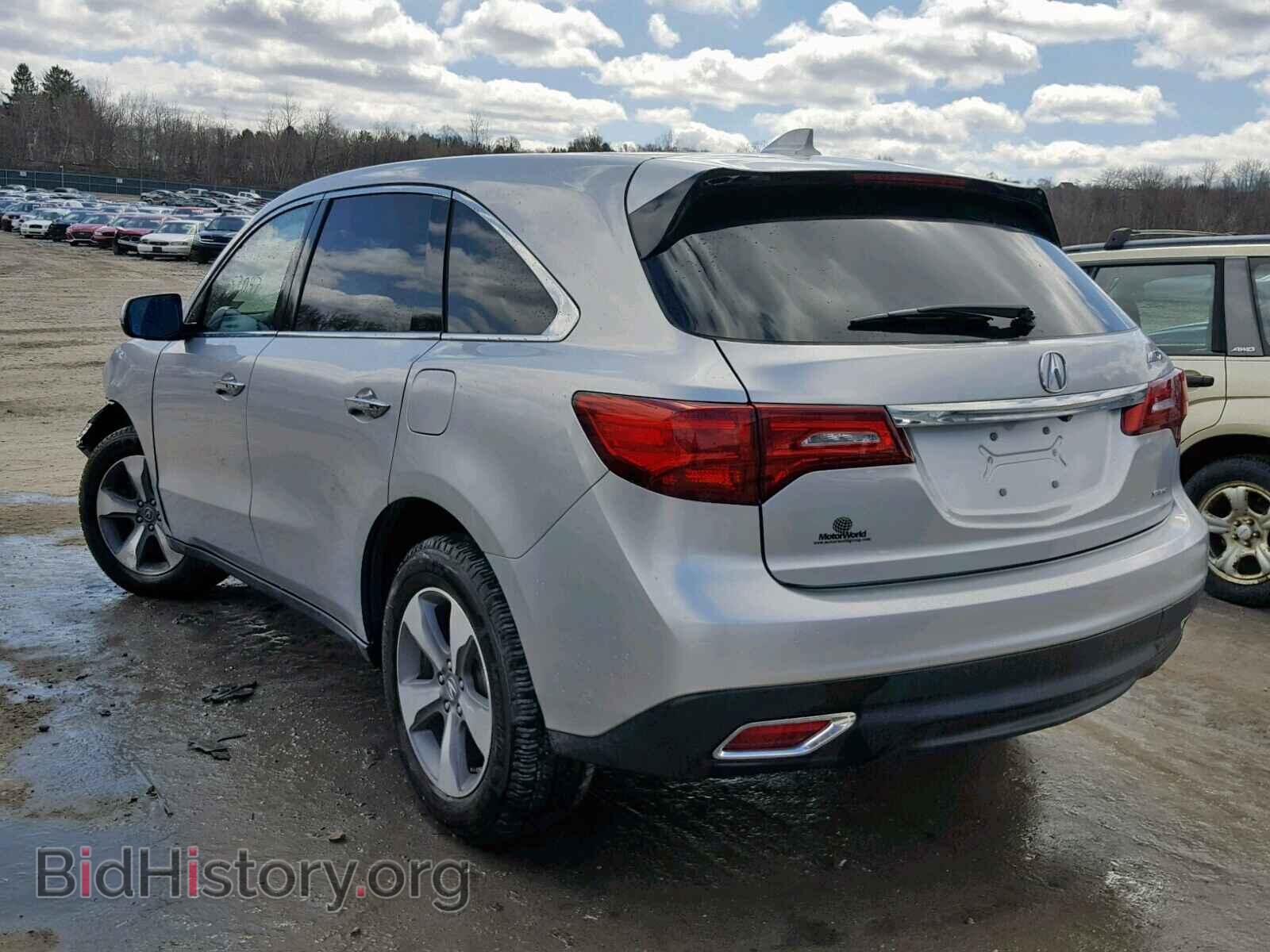 2014 ACURA MDX - VIN: 5FRYD4H29EB028892 - Фото 3