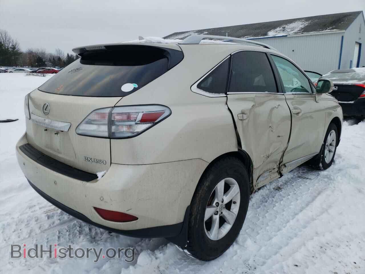 2012 LEXUS RX350 - VIN: 2T2BK1BAXCC151755 - Фото 4