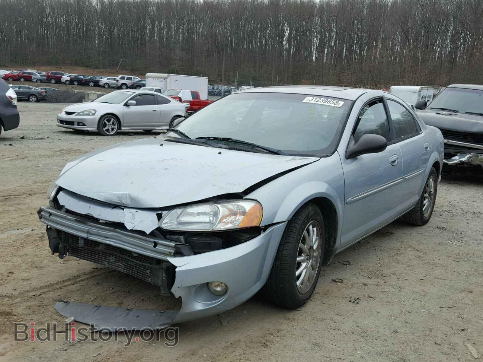 2003 CHRYSLER SEBRING - VIN: 1C3AL56T33N566806 - Фото 2