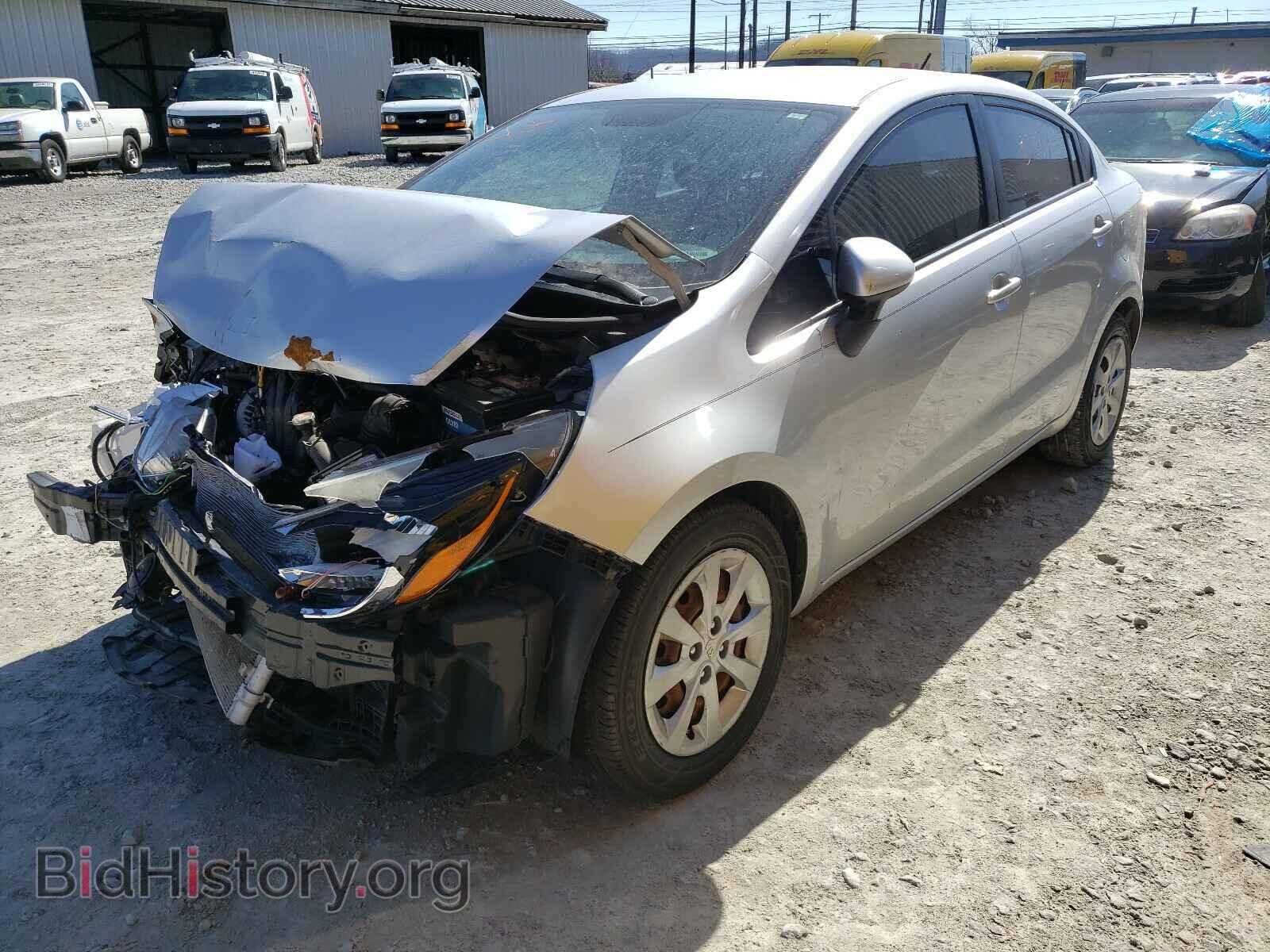 2014 KIA RIO - VIN: KNADM4A37E6364505 - Фото 2