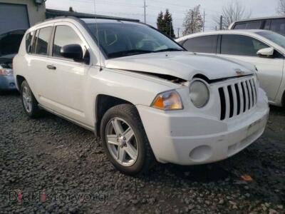 2007 Jeep COMPASS, white — VIN 1J8FT47W37D158573, Copart