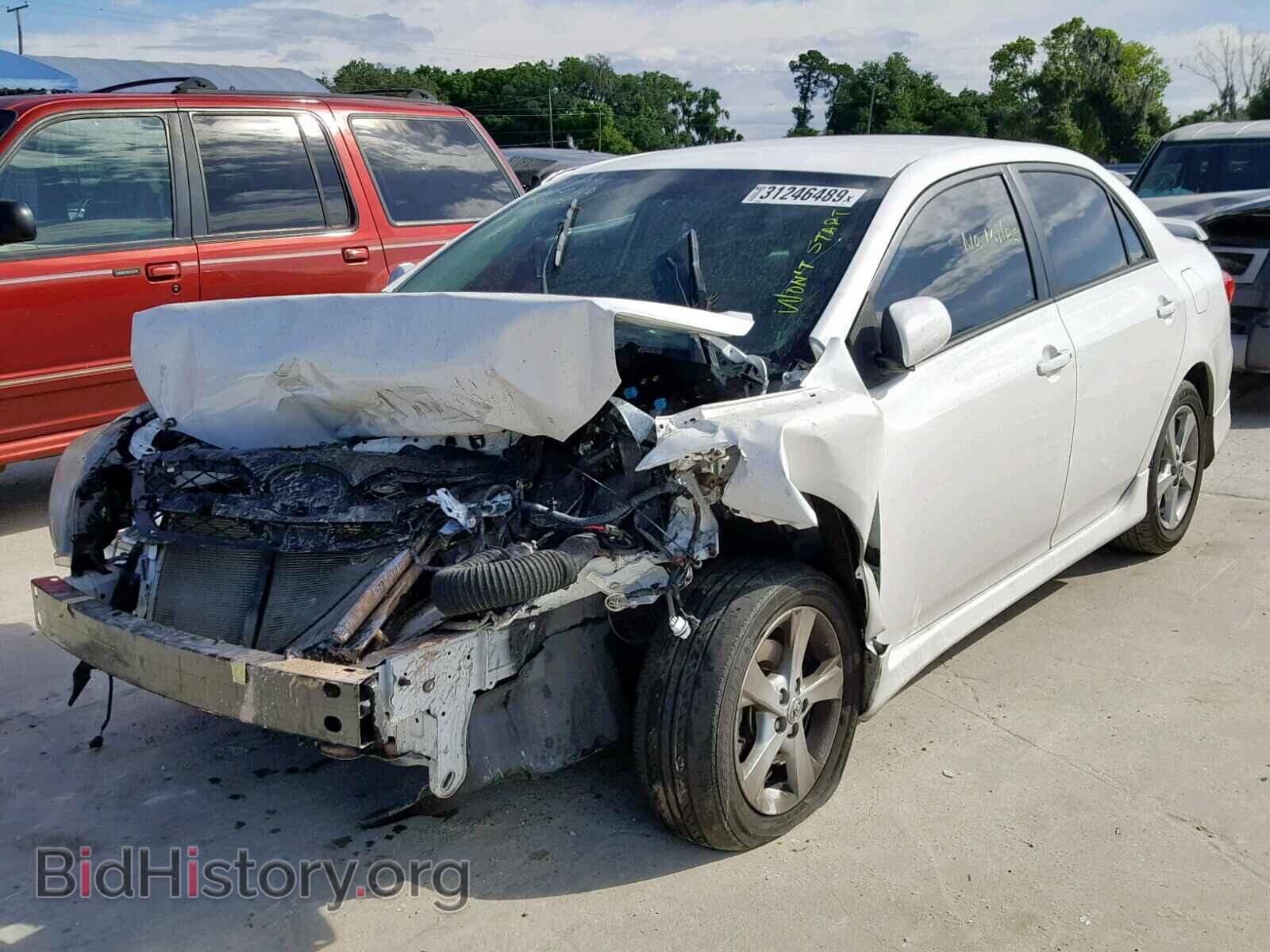 2012 TOYOTA COROLLA BA - VIN: 2T1BU4EE2CC789092 - Фото 2