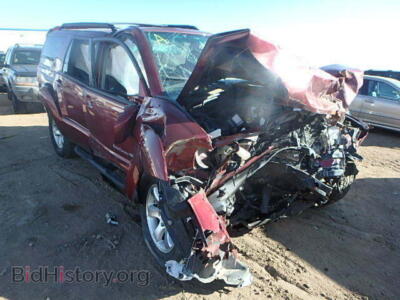 2006 Toyota 4RUNNER 4RUNNER SR, red — VIN JTEBU14R468075950, Copart