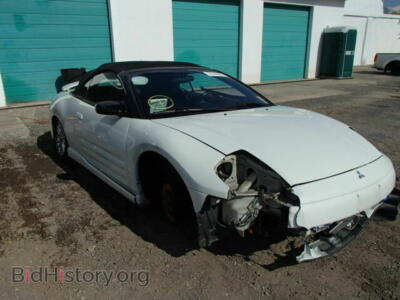 2001 Mitsubishi ECLIPSE Eclipse SP, белый — VIN 4A3AE55H71E010964, Copart