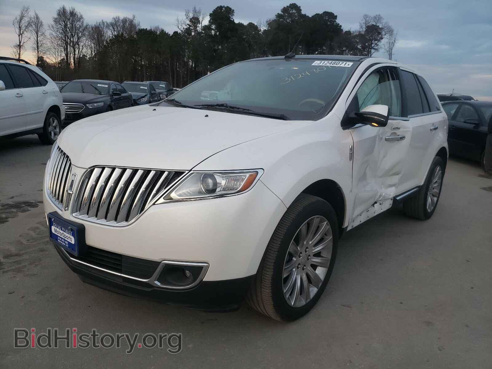 2012 LINCOLN MKX - VIN: 2LMDJ6JK8CBL04374 - Фото 2