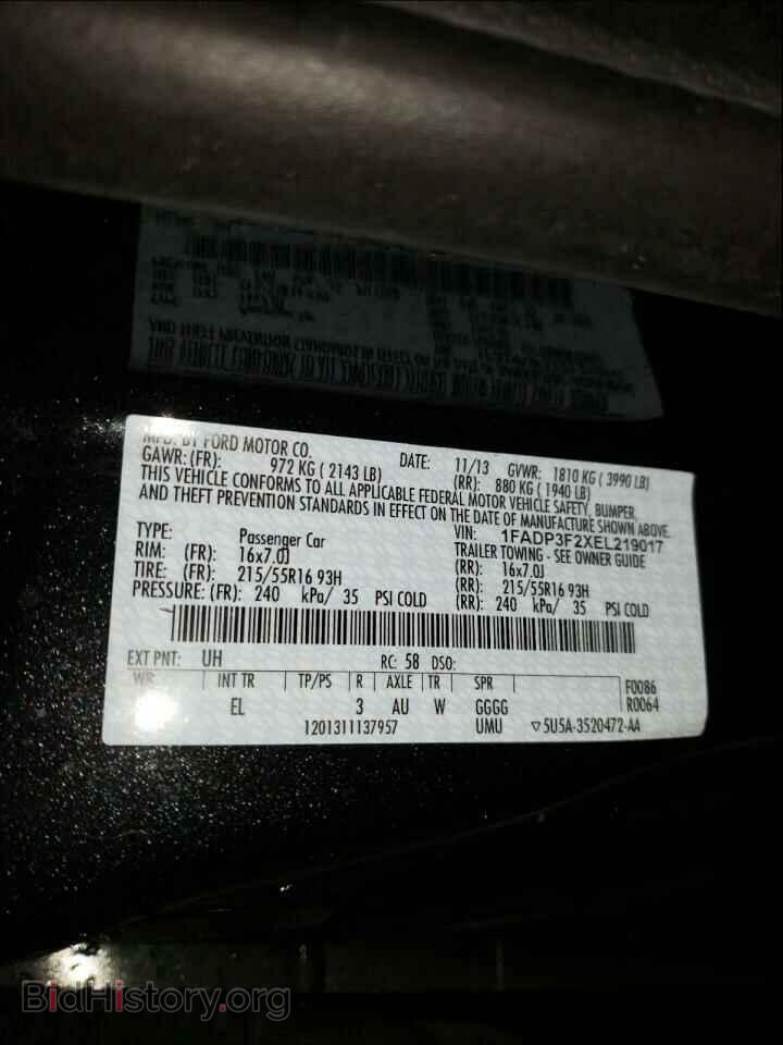 2014 FORD FOCUS - VIN: 1FADP3F2XEL219017 - Photo 10
