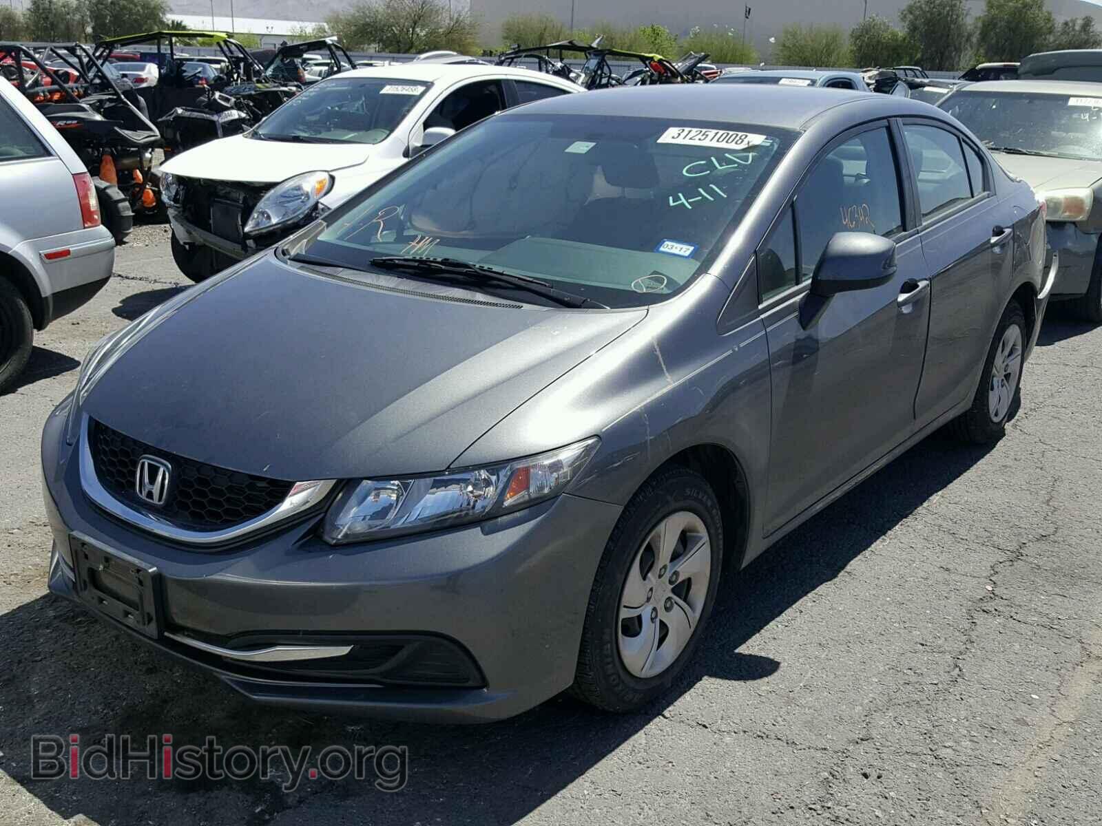 2013 HONDA CIVIC - VIN: 2HGFB2F57DH302441 - Фото 2
