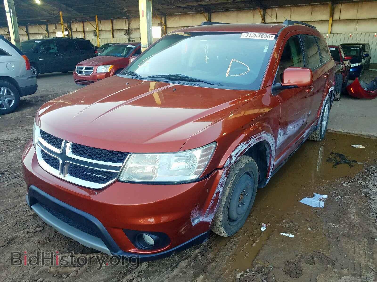2012 DODGE JOURNEY - VIN: 3C4PDCBG6CT239459 - Фото 2