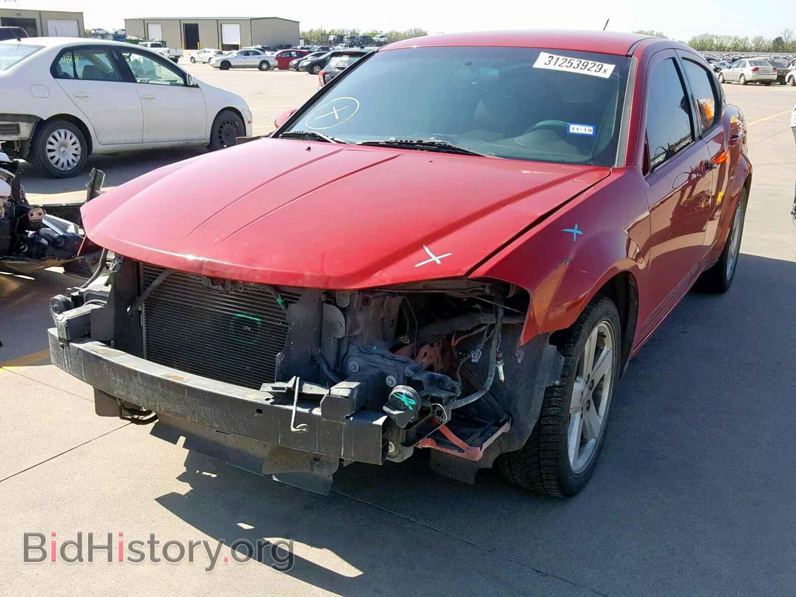 2011 DODGE AVENGER - VIN: 1B3BD1FB8BN557161 - Фото 2