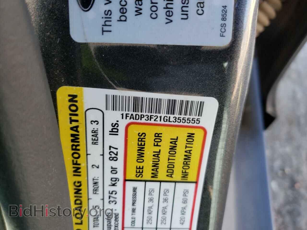 2016 FORD FOCUS - VIN: 1FADP3F21GL355555 - Фото 10