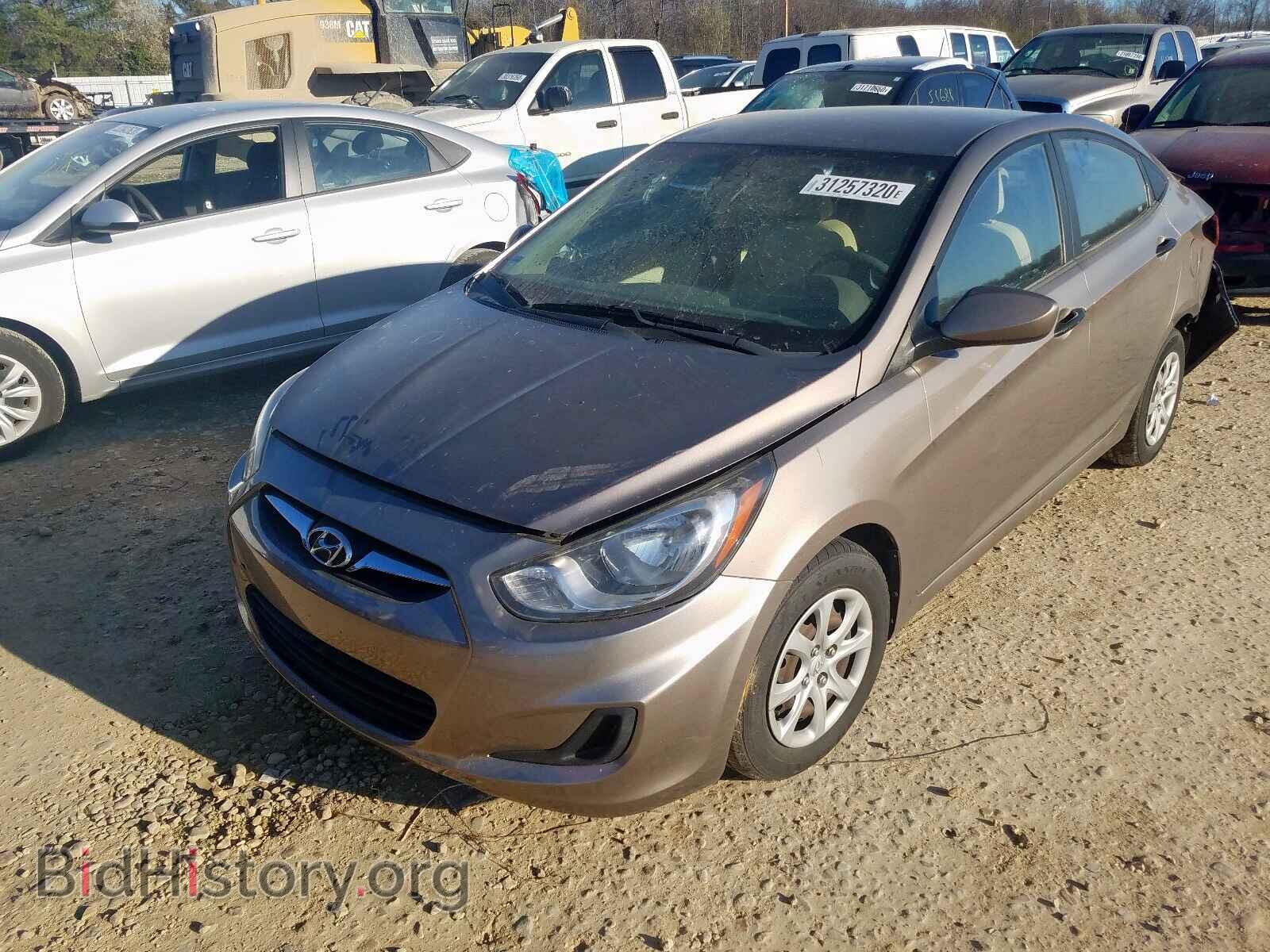 2012 HYUNDAI ACCENT - VIN: KMHCT4AE5CU071595 - Фото 2