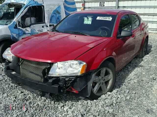 2013 DODGE AVENGER - VIN: 1C3CDZAB5DN566853 - Фото 2