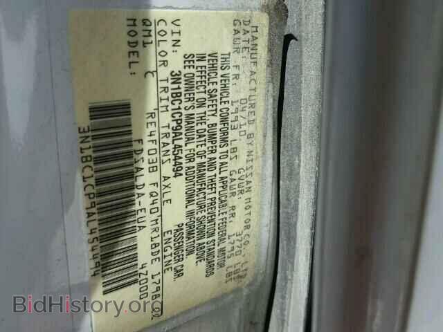2010 NISSAN VERSA - VIN: 3N1BC1CP9AL454494 - Фото 10