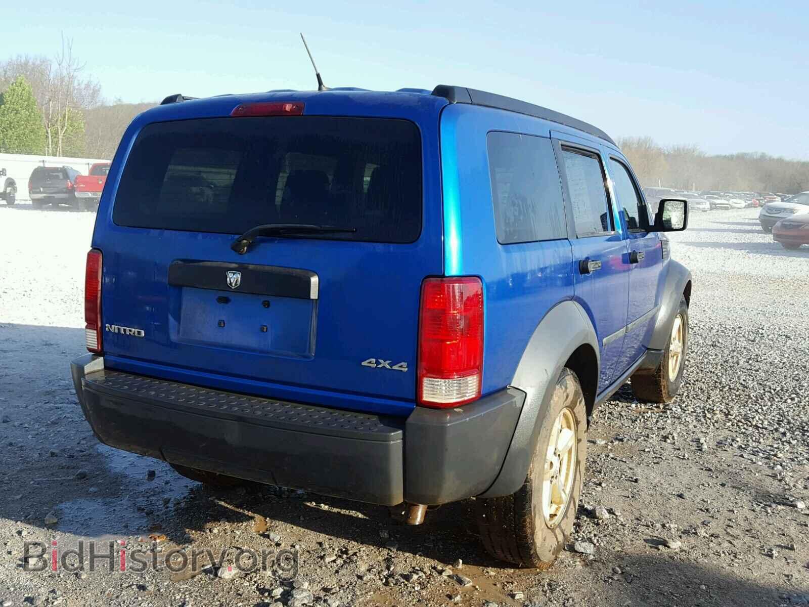 2007 DODGE NITRO - VIN: 1D8GU28K77W636430 - Фото 4