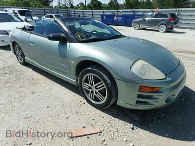 2003 Mitsubishi ECLIPSE Eclipse SP, green — VIN 4A3AE75H73E016925, Copart