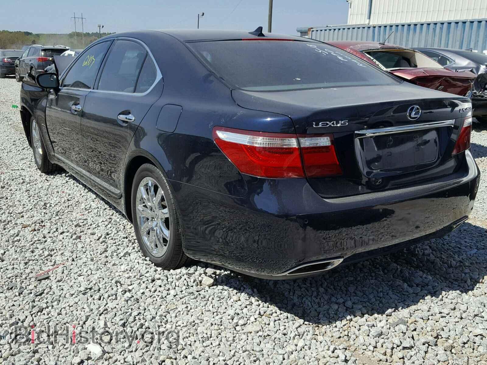 2007 LEXUS LS460 - VIN: JTHBL46F775018204 - Фото 3