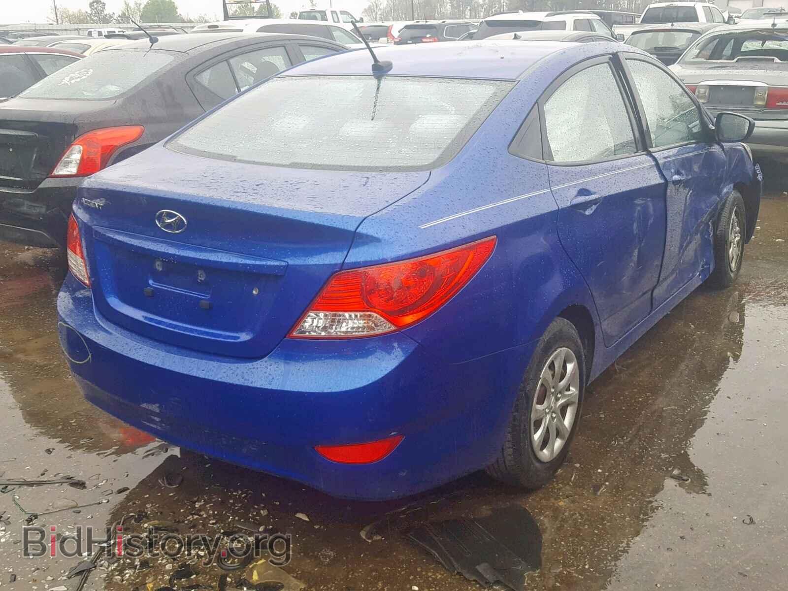 2013 HYUNDAI ACCENT - VIN: KMHCT4AE0DU286061 - Фото 4