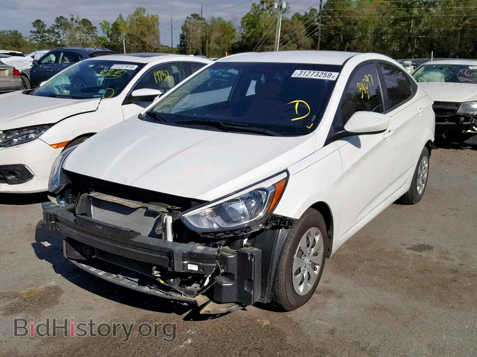 2016 HYUNDAI ACCENT - VIN: KMHCT4AE1GU115520 - Фото 2