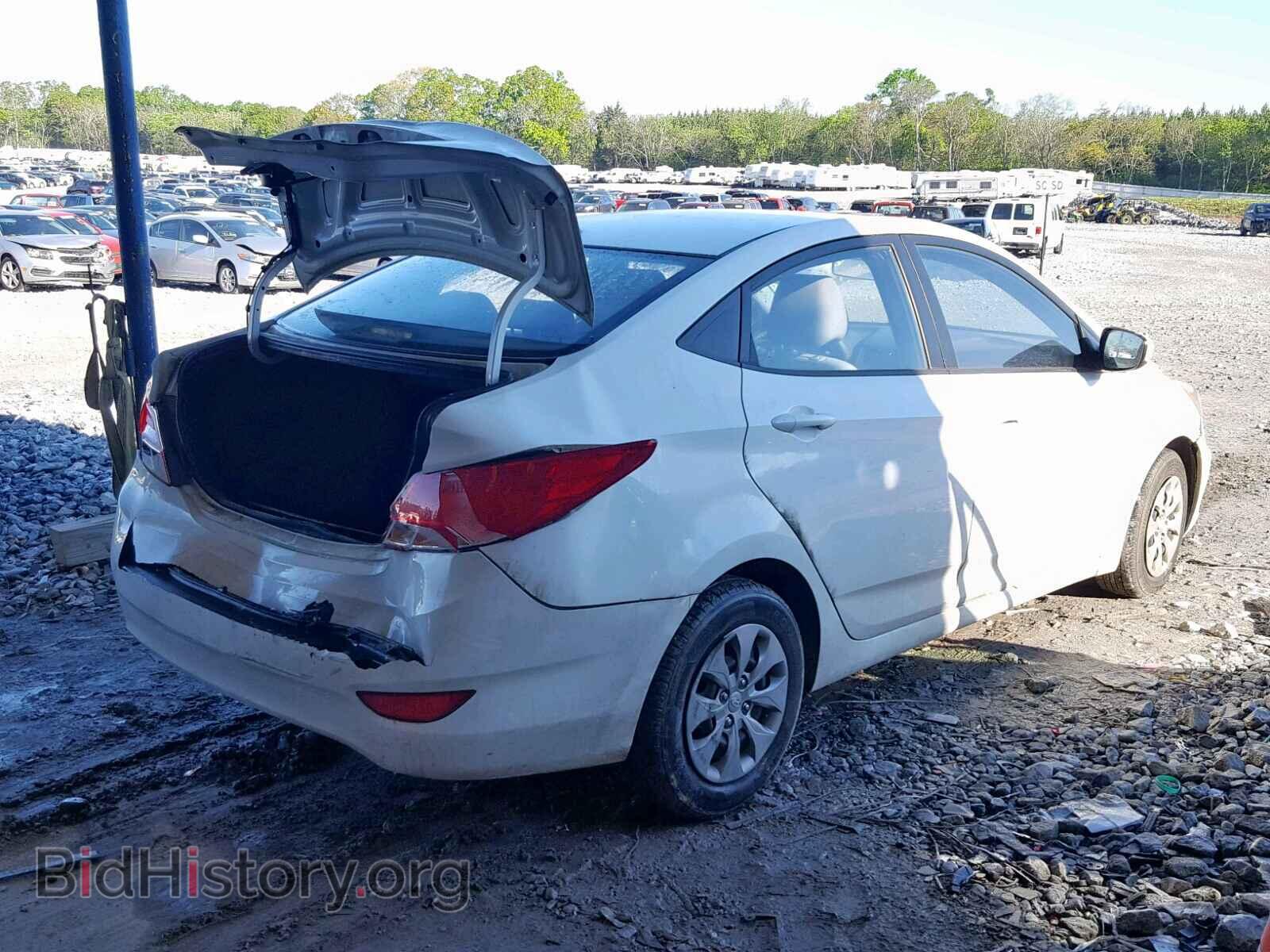 2016 HYUNDAI ACCENT - VIN: KMHCT4AE4GU021244 - Фото 4