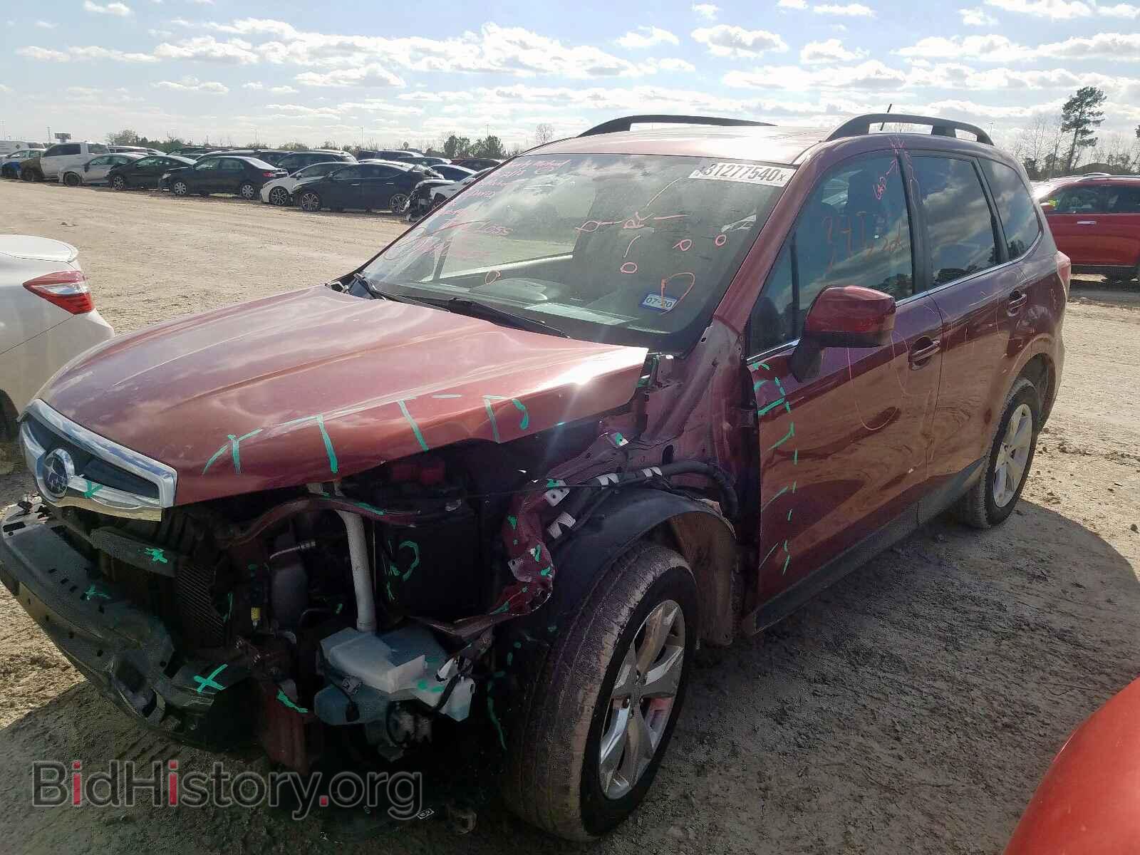 2014 SUBARU FORESTER - VIN: JF2SJAHC1EH455900 - Фото 2