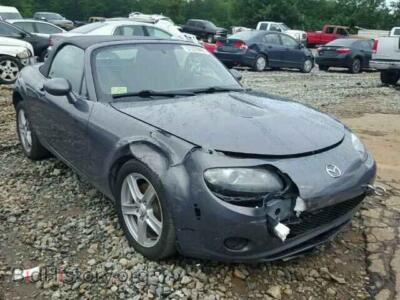 2007 Mazda MIATA MX-5 Miata, gray — VIN JM1NC25F370136297, Copart