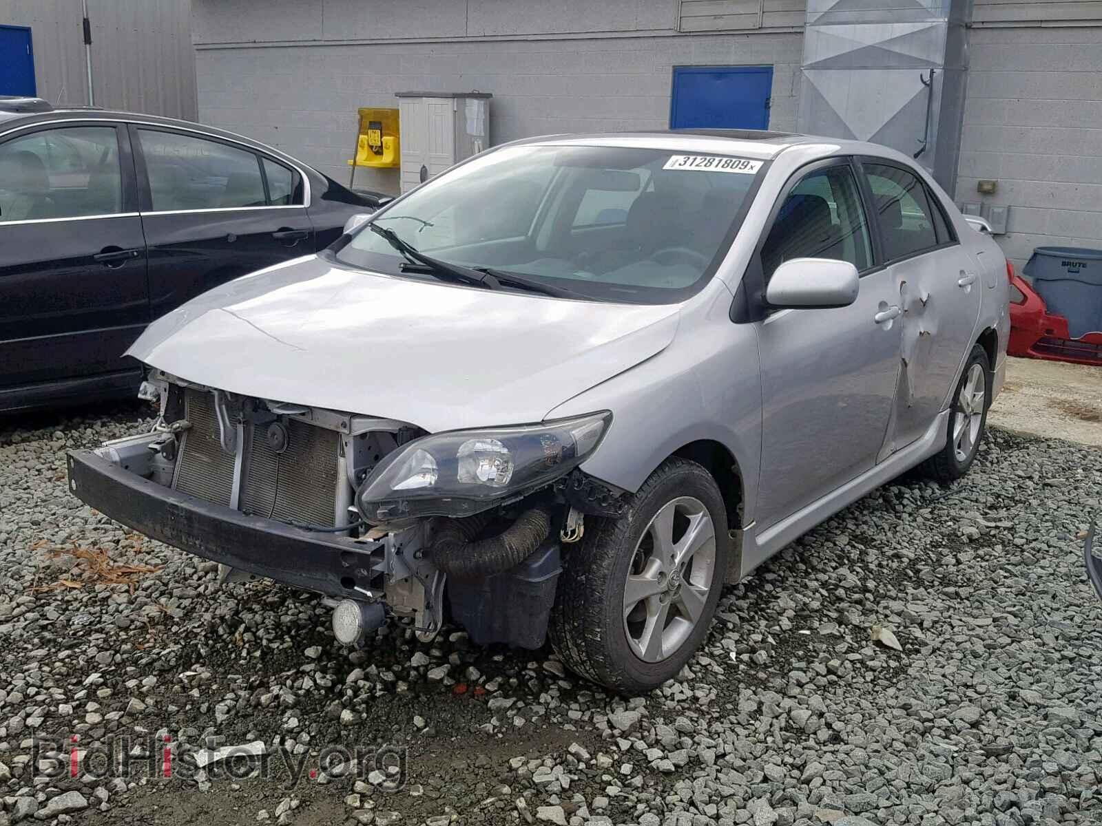 2012 TOYOTA COROLLA BA - VIN: 2T1BU4EE4CC879697 - Фото 2
