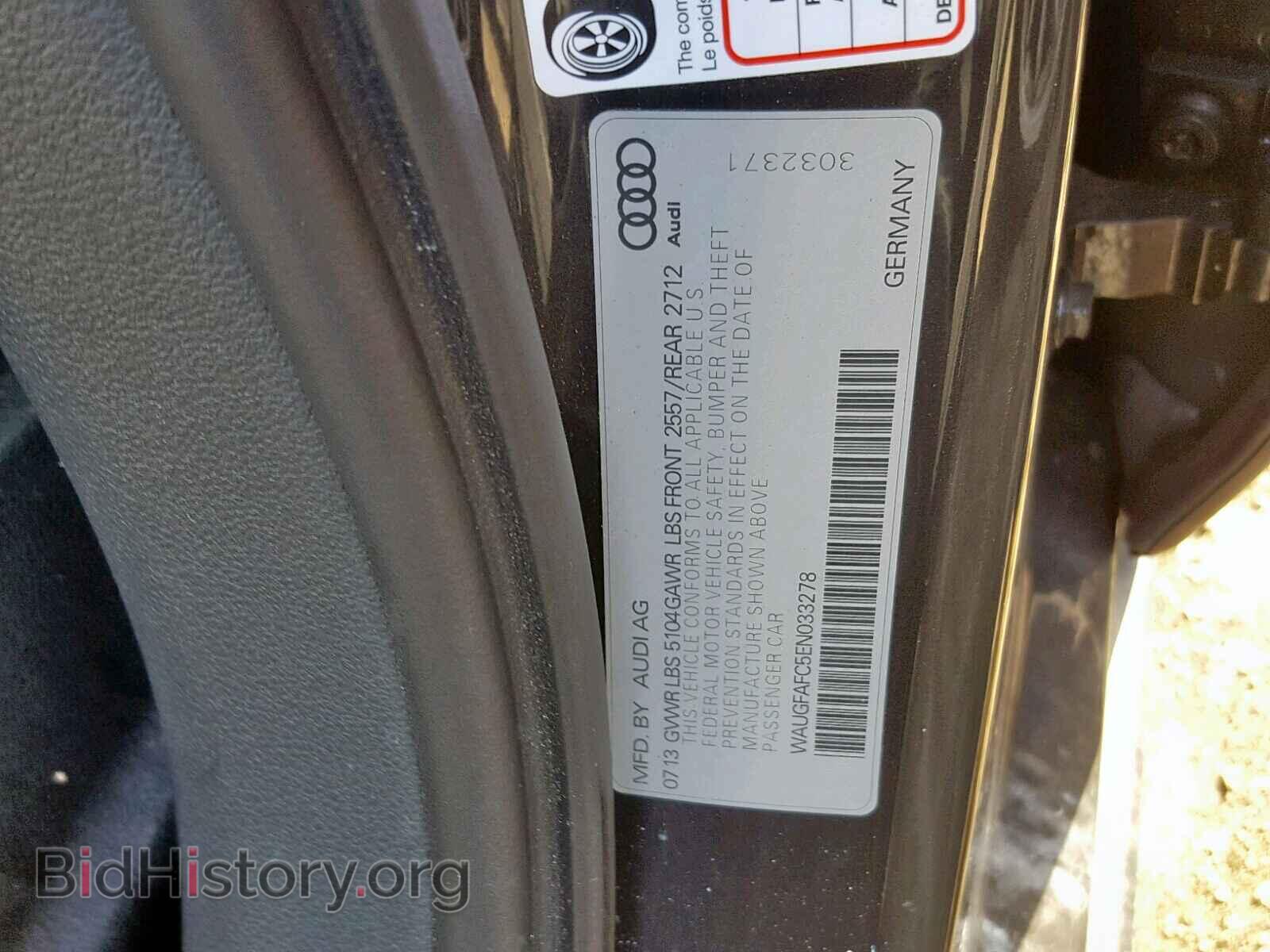 2014 AUDI A6 - VIN: WAUGFAFC5EN033278 - Photo 10