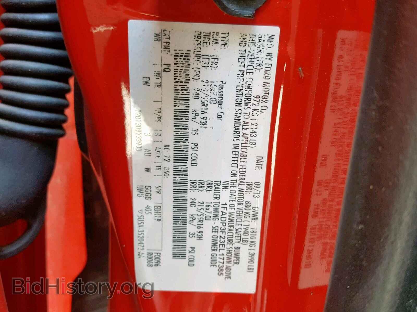 2014 FORD FOCUS SE - VIN: 1FADP3F23EL177385 - Фото 10