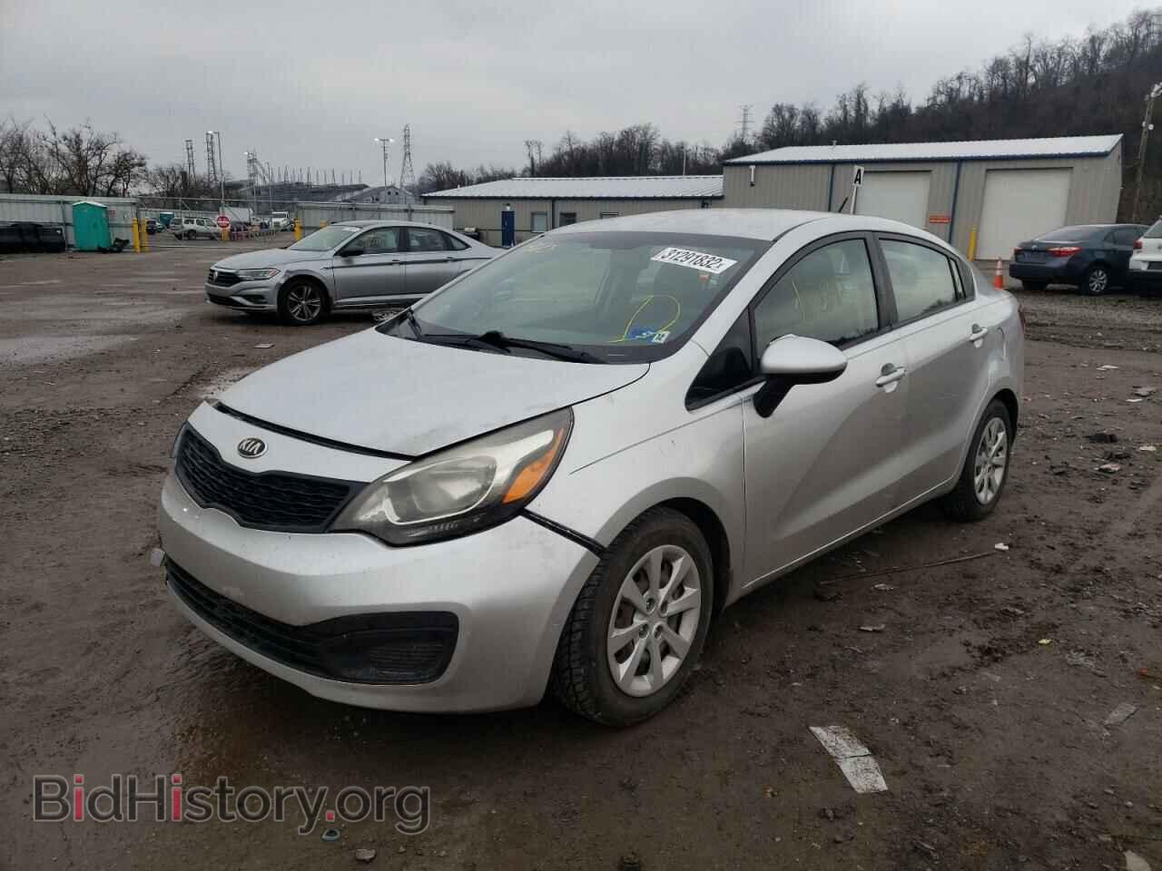 2014 KIA RIO - VIN: KNADM4A36E6350157 - Фото 2