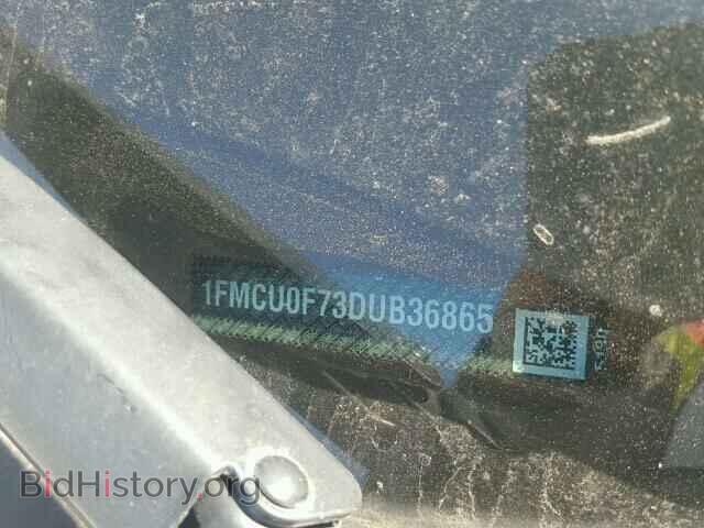 2013 FORD ESCAPE - VIN: 1FMCU0F73DUB36865 - Фото 10