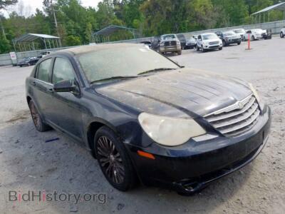 2007 Chrysler SEBRING Sebring TO, черный — VIN 1C3LC56RX7N537662, Copart
