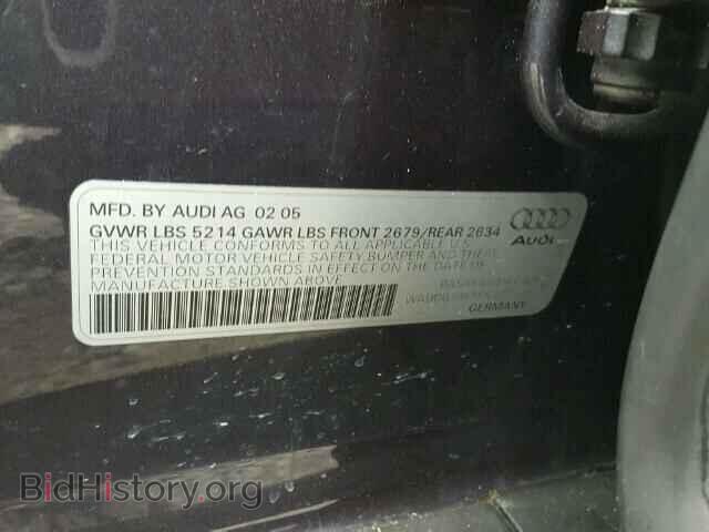 2005 AUDI A6 - VIN: WAUDG74F95N103199 - Фото 10