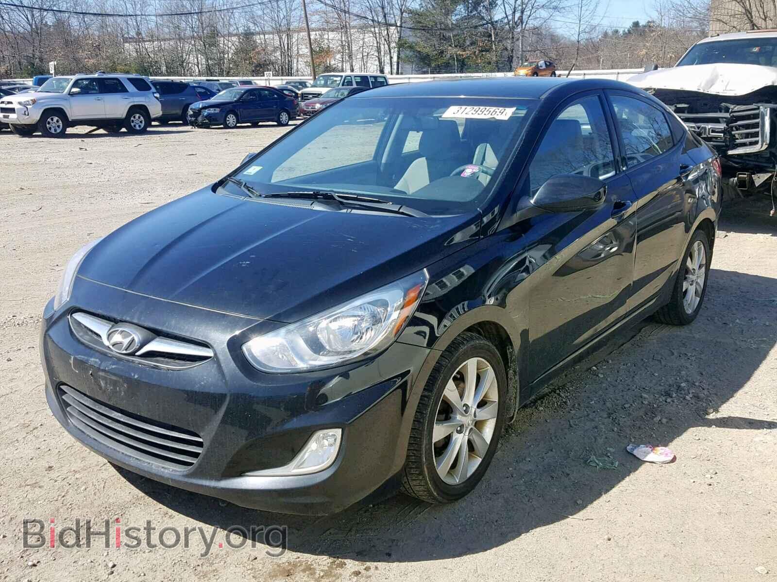 2013 HYUNDAI ACCENT - VIN: KMHCU4AE2DU293008 - Фото 2