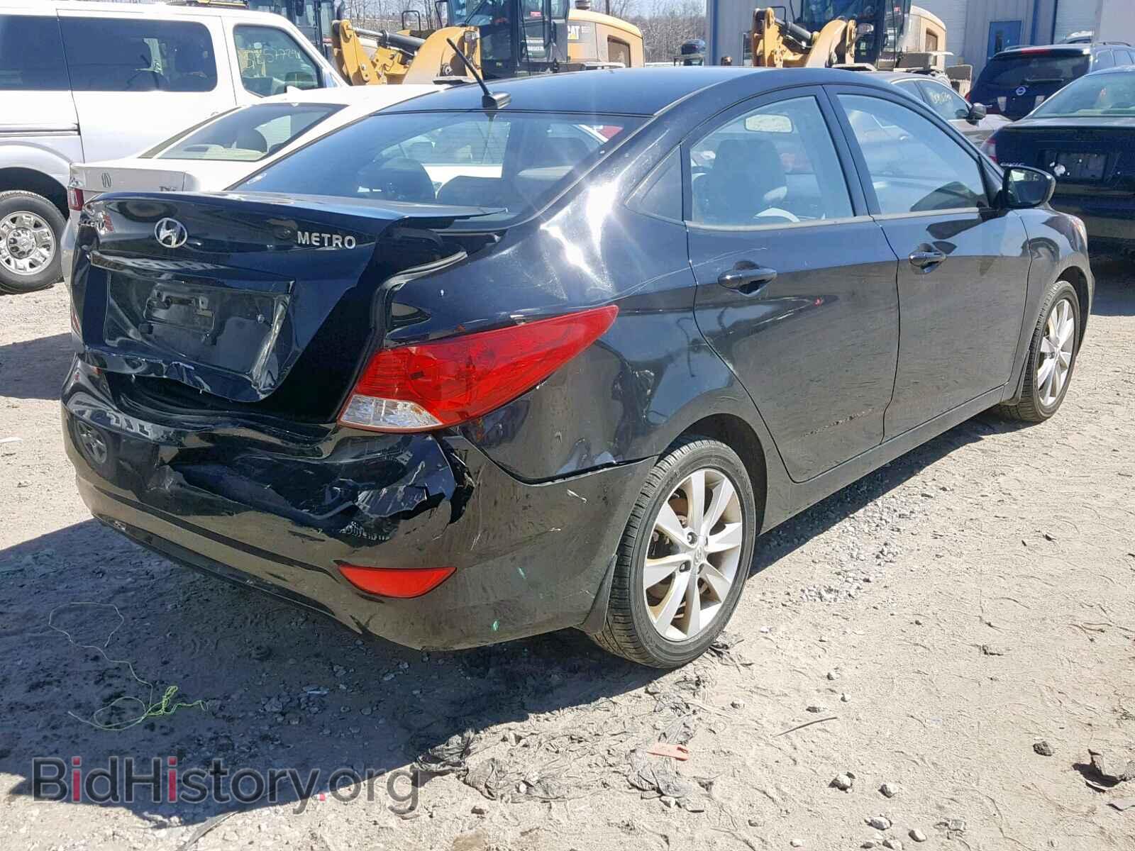 2013 HYUNDAI ACCENT - VIN: KMHCU4AE2DU293008 - Фото 4