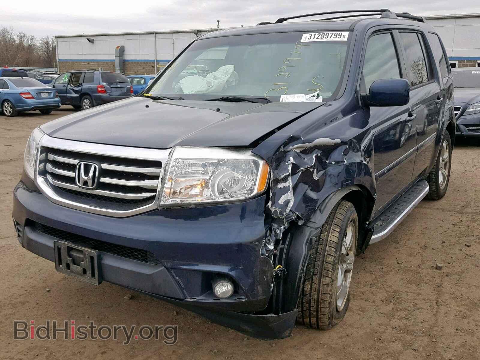 2012 HONDA PILOT EXL - VIN: 5FNYF4H69CB031867 - Фото 2