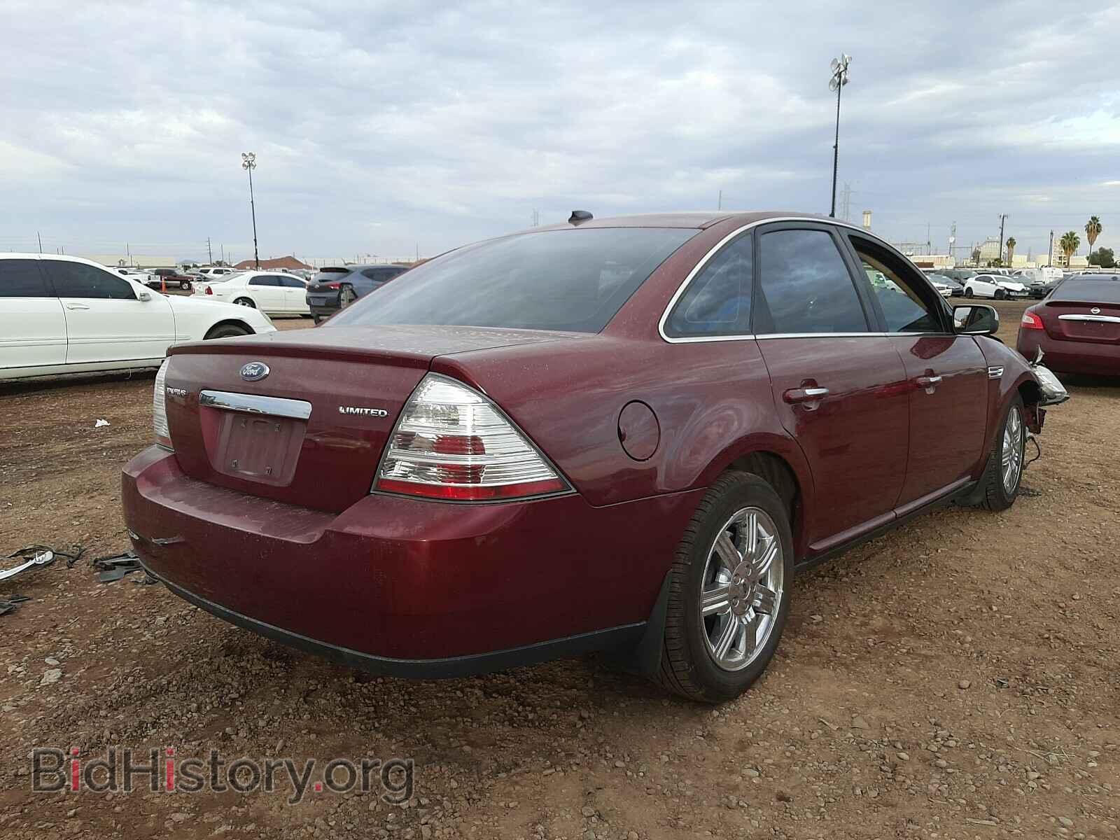 2008 FORD TAURUS - VIN: 1FAHP25W48G102529 - Фото 4