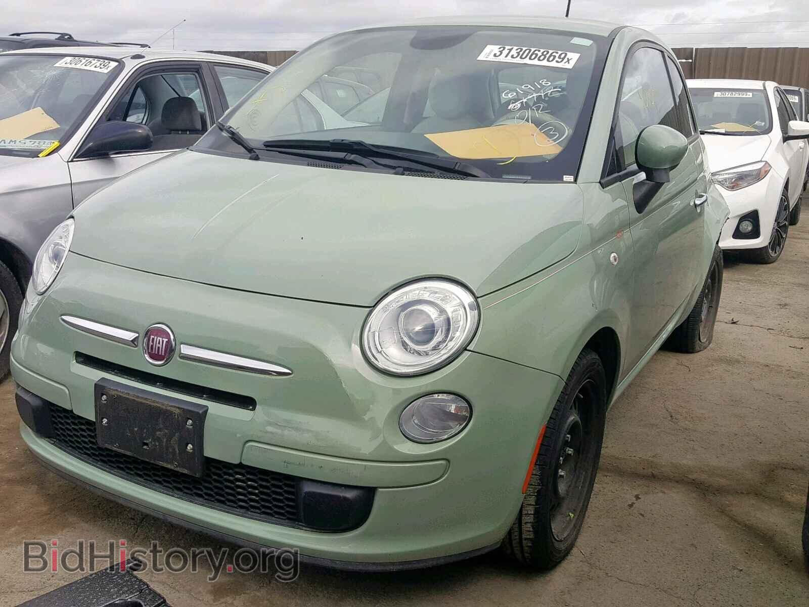 2014 FIAT 500 - VIN: 3C3CFFAR8ET258230 - Фото 2