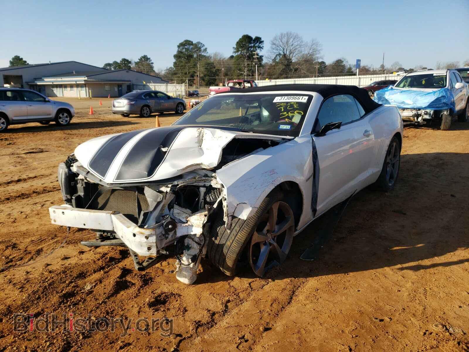 2013 CHEVROLET CAMARO - VIN: 2G1FC3D31D9187650 - Фото 2