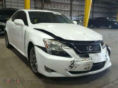 2008 Lexus IS250 IS 250, white — VIN JTHBK262982074880, Copart