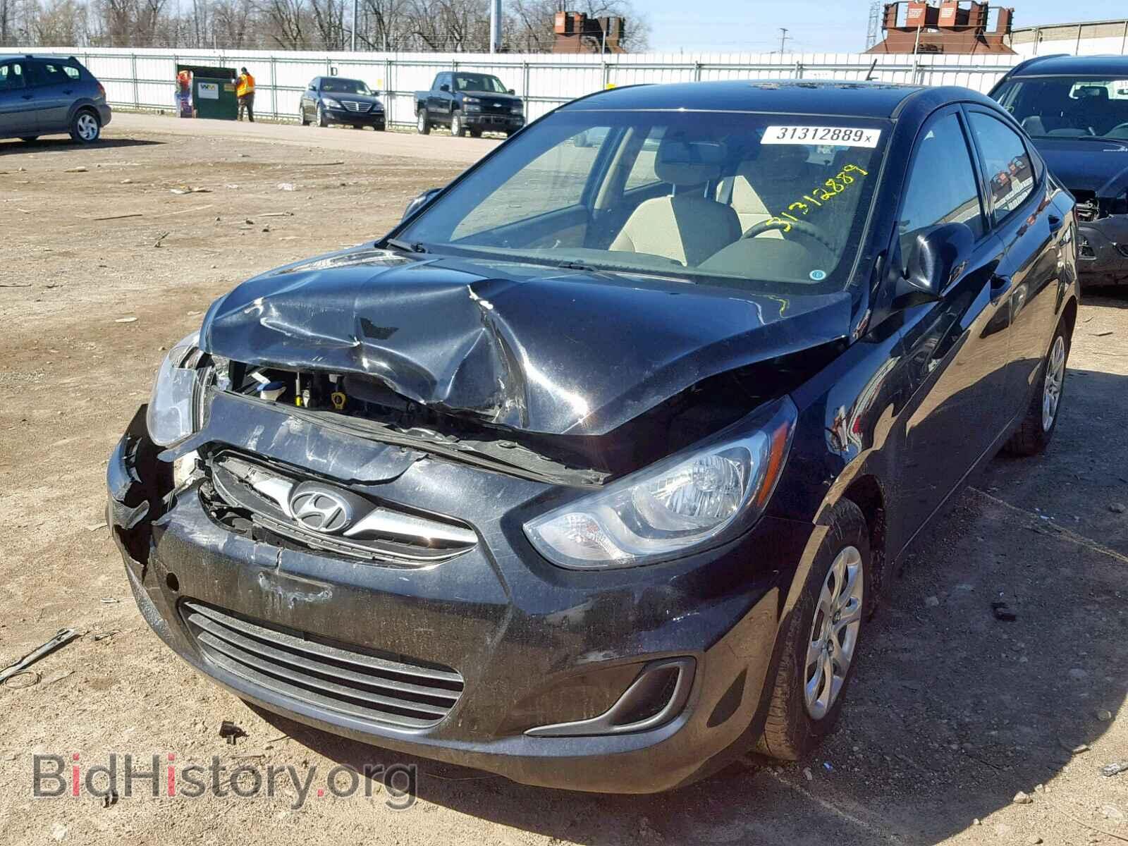 2013 HYUNDAI ACCENT - VIN: KMHCT4AE7DU431046 - Фото 2