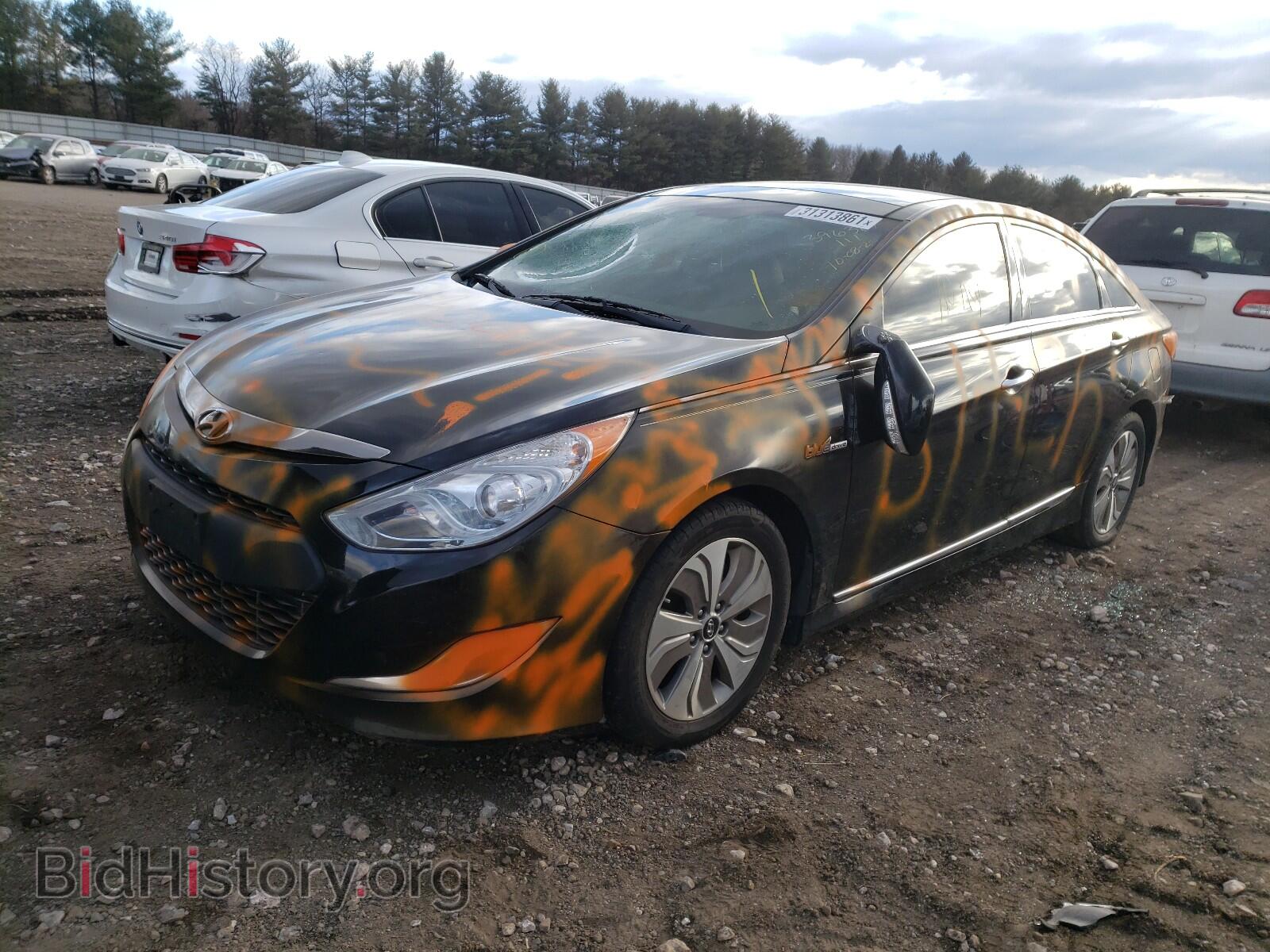2014 HYUNDAI SONATA - VIN: KMHEC4A41EA109263 - Фото 2
